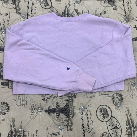 Champion pink crop top large - Picture 3 of 4